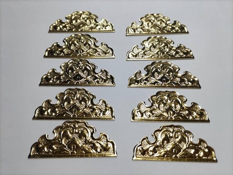 ★☆26ｍｍｘ 100枚【唐草真鍮金具】 神輿、山車、祭り、飾り真鍮金具 26mmx 20枚【唐草真鍮金具】 仏具、神輿、山車、祭り、飾り